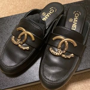 CHANEL leather  mule 2020 Spring
